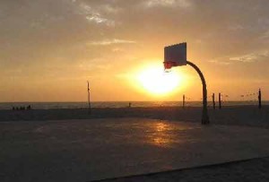 basketball_court_sunset