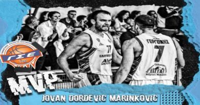 Ο Γιόβαν Μαρίνκοβιτς αναδείχθηκε MVP της 3ης αγωνιστικής της Α2 Ο Γιόβαν Μαρίνκοβιτς αναδείχθηκε MVP της 3ης αγωνιστικής της Α2