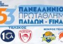 Final 8 Πανελληνίου Παίδων: ΔΕΚΑ και Ολυμπιακός διεκδικούν τον τίτλο